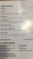 Circle Noodle menu