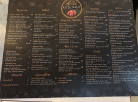 Due Amici Pizza Pasta menu