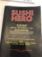 Arigato Sushi menu