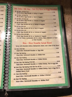 Pho Kim menu