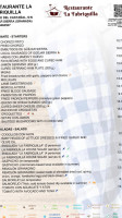 La Fabriquilla menu