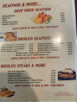 Johnnie's Family menu