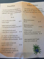 Rogue Garden menu