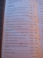 Rio Piedra menu