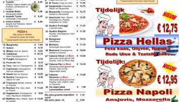 Pizzeria La Mora Oude-tonge menu