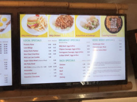 L L Hawaiian Bbq menu