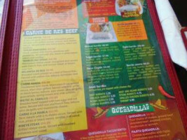 Tacontento menu