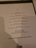 Monarque menu