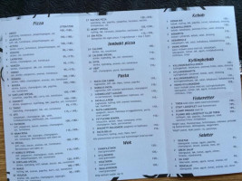 Nordlys Pizzarestaurant menu