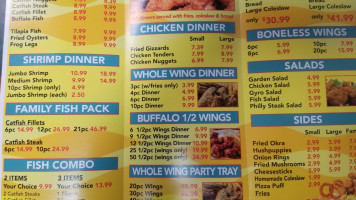 Sharks Fish Chicken menu