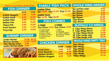 Sharks Fish Chicken menu