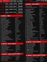 Bwon Shabu Bbq menu