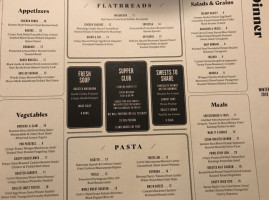 The Warbler menu