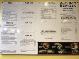 Nom Nom Noodles menu