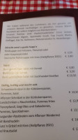 Wirtshaus Pierergut menu