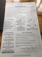 Piccoli Trattoria menu