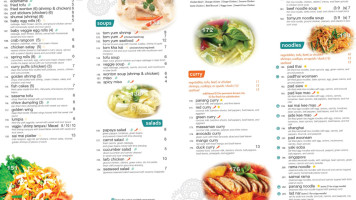 Sai Mai Thai menu