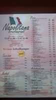 Napolitana menu