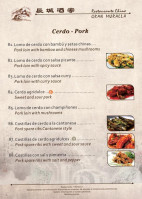 La Gran Muralla menu