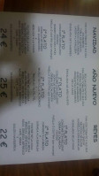 Montesol menu