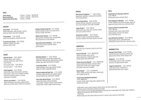 Ruscello Nordstrom South Coast Plaza menu