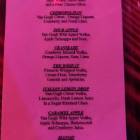 Virgilio's menu