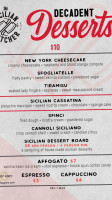 The Sicilian Butcher menu