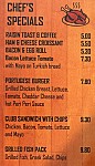 Crown Chickens menu