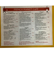 French Market Cafe Gourmet Shop menu