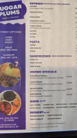 Suggarplums menu