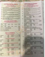 Kyoto Asian Cuisine menu