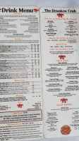 The Drunken Crab menu