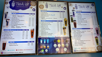 Bubble Cha Cha Tea House menu