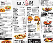 Kota Joe Roadhouse Edenvale menu