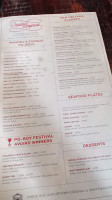 Mahony's Po-boys Seafood menu