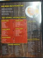 Cod Seafood menu