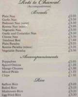 Masala Twist City Centre menu