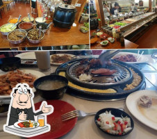 Mr. Kim's Unlimited Korean Bbq. Buffet food