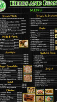 Herbs And Beans menu