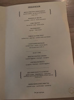 Bresca menu