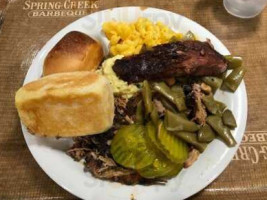 Spring Creek Barbeque food