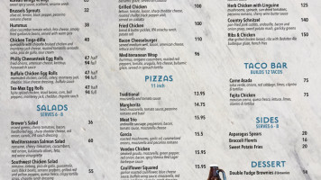 Iron Hill Brewery menu