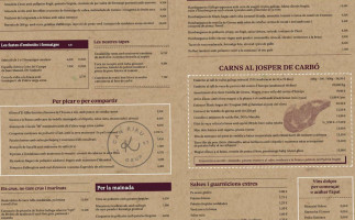 Can KikuSant Feliu de Guixols menu