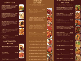 Tandoori Corner menu