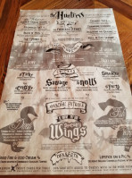 The Huntress Whiskey N' Wings menu