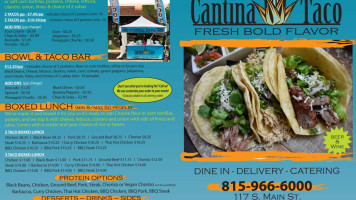 Cantina Taco food