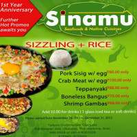 Sinamu Seafood Native Cuisines food