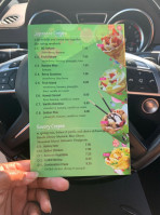 Qq Thai Ice Cream And Crepes menu