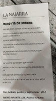 La Chocita menu