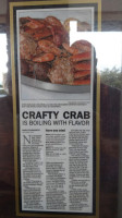 Crafty Crab menu